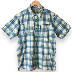 COLUMBIA Men’s Omni-Shade Vented Plaid Short Sleeve Shirt